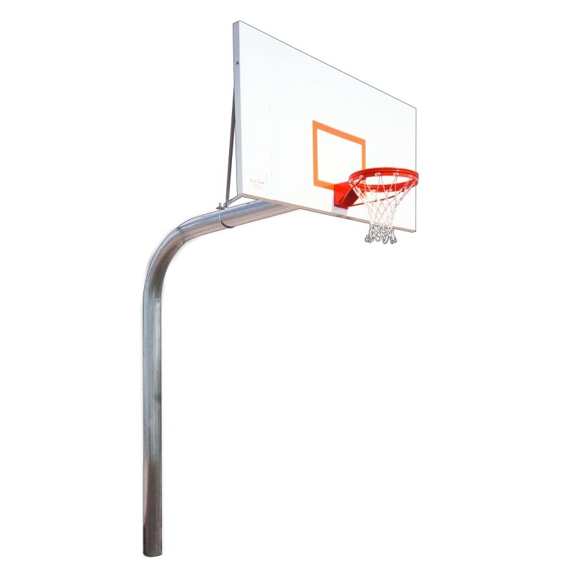 First Team Brute In-Ground Fixed Height Basketball Hoop