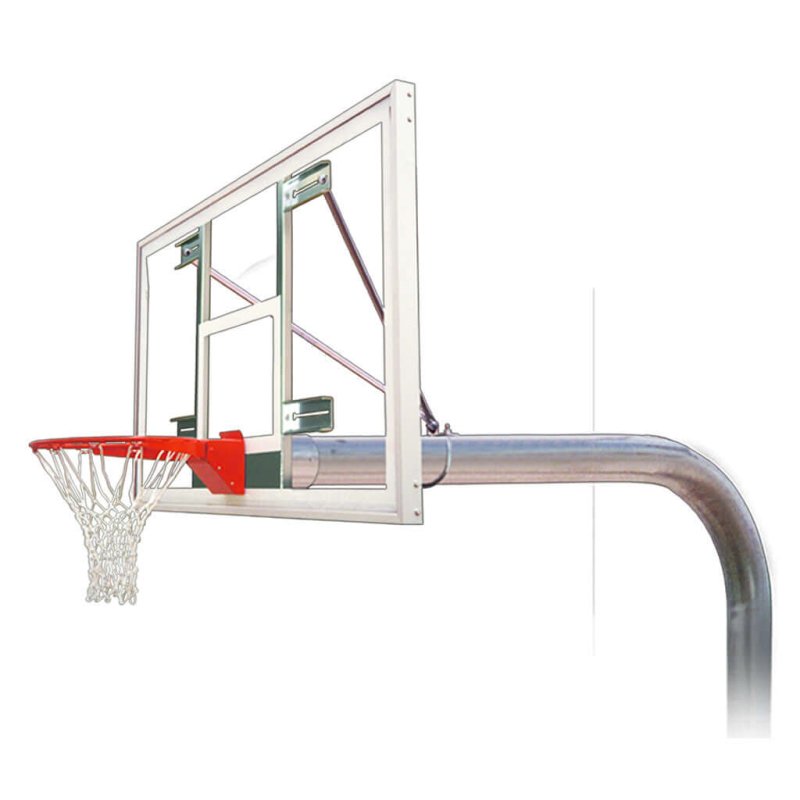 First Team Brute In-Ground Fixed Height Basketball Hoop - zoomed in