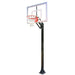 First Team Champ In-Ground Adjustable Basketball Hoop - Orange hoop