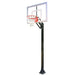First Team Champ In-Ground Adjustable Basketball Hoop - Orange hoop