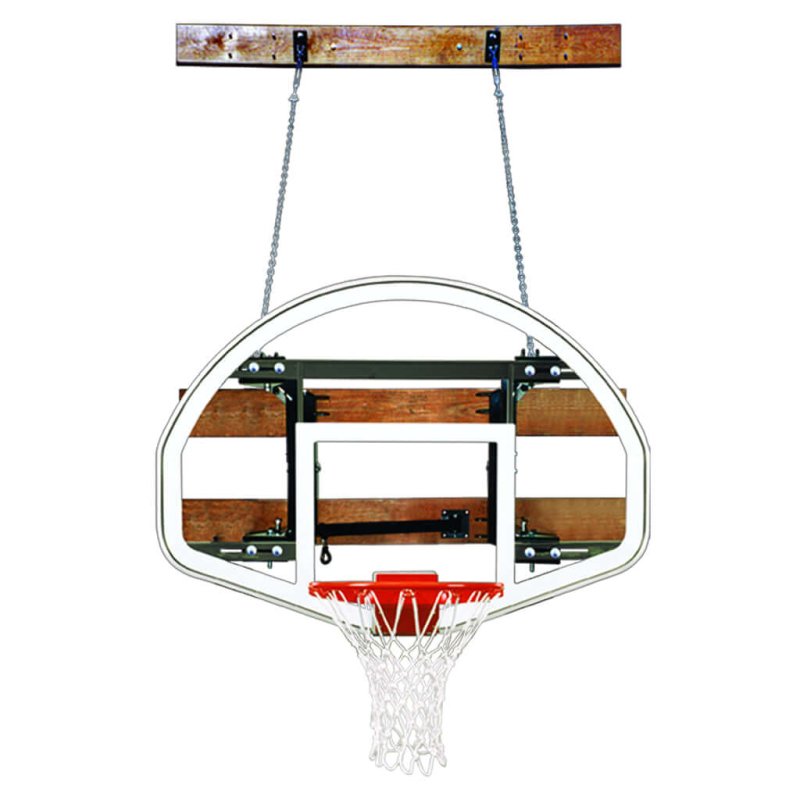 First Team FoldaMount46 Wall Mount Basketball Hoop - spheroid backboard