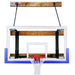 First Team FoldaMount46 Wall Mount Basketball Hoop - blue padding