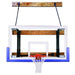 First Team FoldaMount68 Wall Mount Basketball Hoop - with blue padding