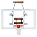 First Team FoldaMount68 Wall Mount Basketball Hoop - red rim