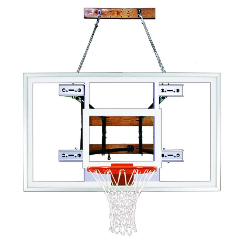 First Team FoldaMount68 Wall Mount Basketball Hoop - no padding