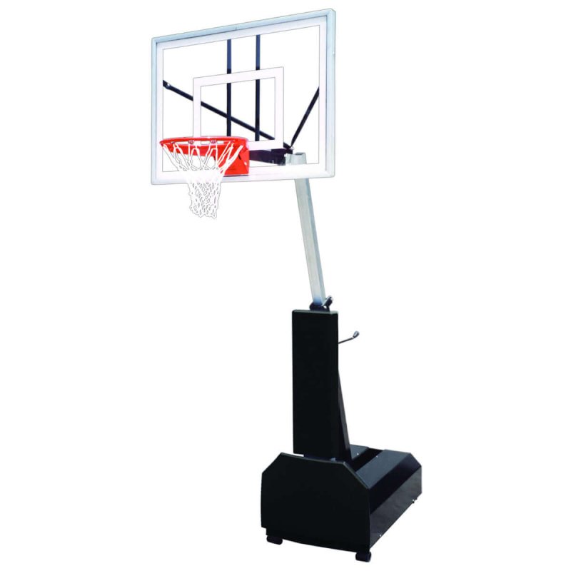 First Team Fury Portable Basketball Hoop - black base