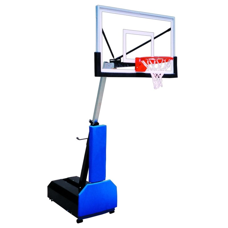 First Team Fury Portable Basketball Hoop - clear backboard