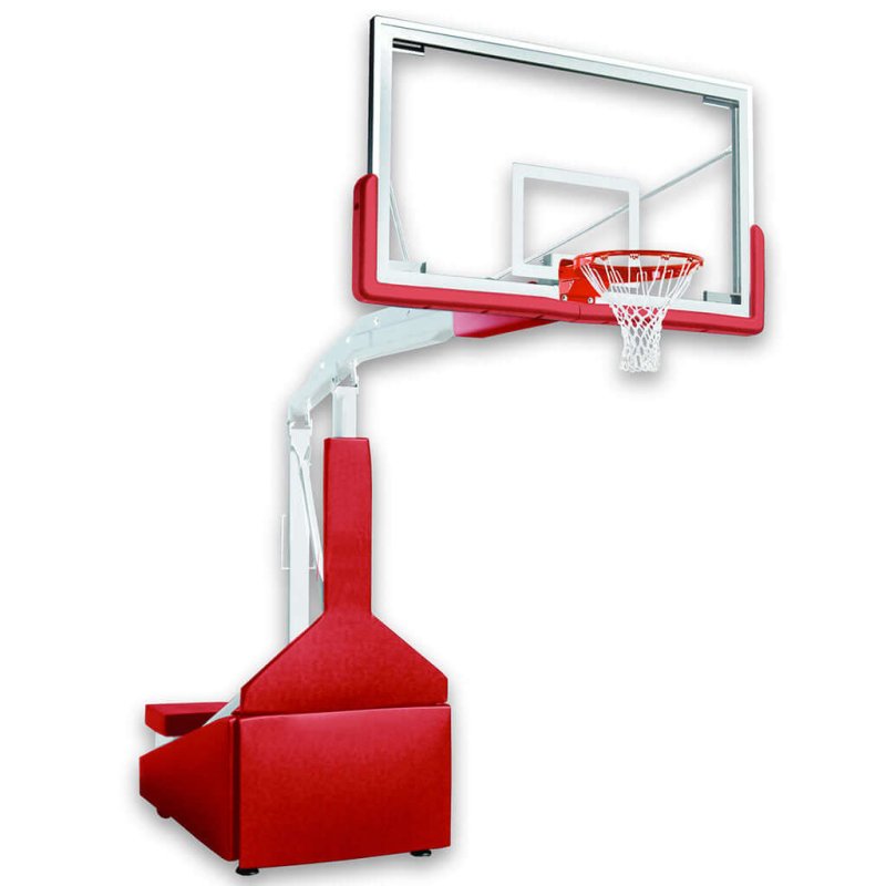 First Team Hurricane Triumph Portable Basketball Hoop - red base