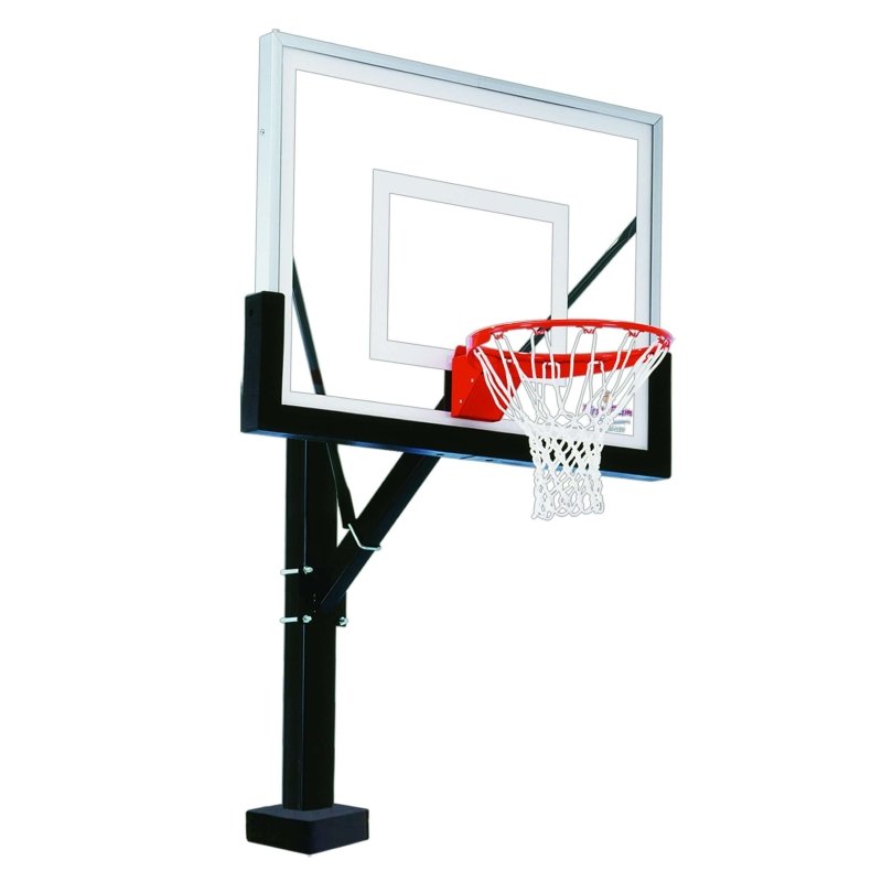 First Team HydroSport Poolside Basketball Hoop - facing right