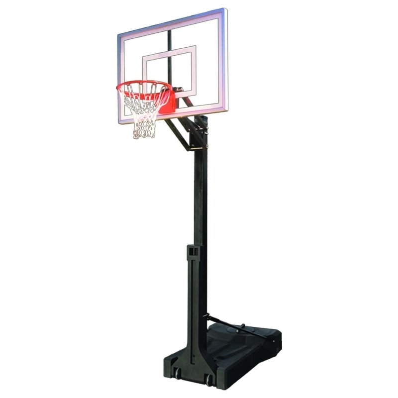 First Team OmniChamp Portable Basketball Hoop - red rim