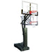 First Team OmniSlam Portable Basketball Hoop - height adjusted view