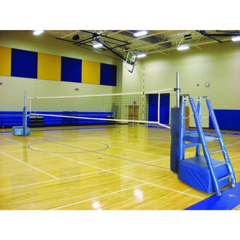 First Team PortaCourt Stellar Portable Recreational Volleyball System - in playing court