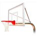 First Team RuffNeck In-Ground Fixed Height Basketball Hoop - clear backboard with white border