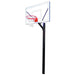 First Team Sport In-Ground Fixed Height Basketball Hoop - rectangular backboard