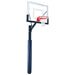 First Team Sport In-Ground Fixed Height Basketball Hoop - black base