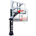 First Team Stainless Olympian In-Ground Adjustable Basketball Hoop - based with letterings