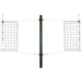 First Team Stellar 3 1/2" Aluminum Recreational Volleyball Net System - nets attached to black pole