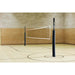 First Team Stellar 3 1/2" Aluminum Recreational Volleyball Net System - in playing court