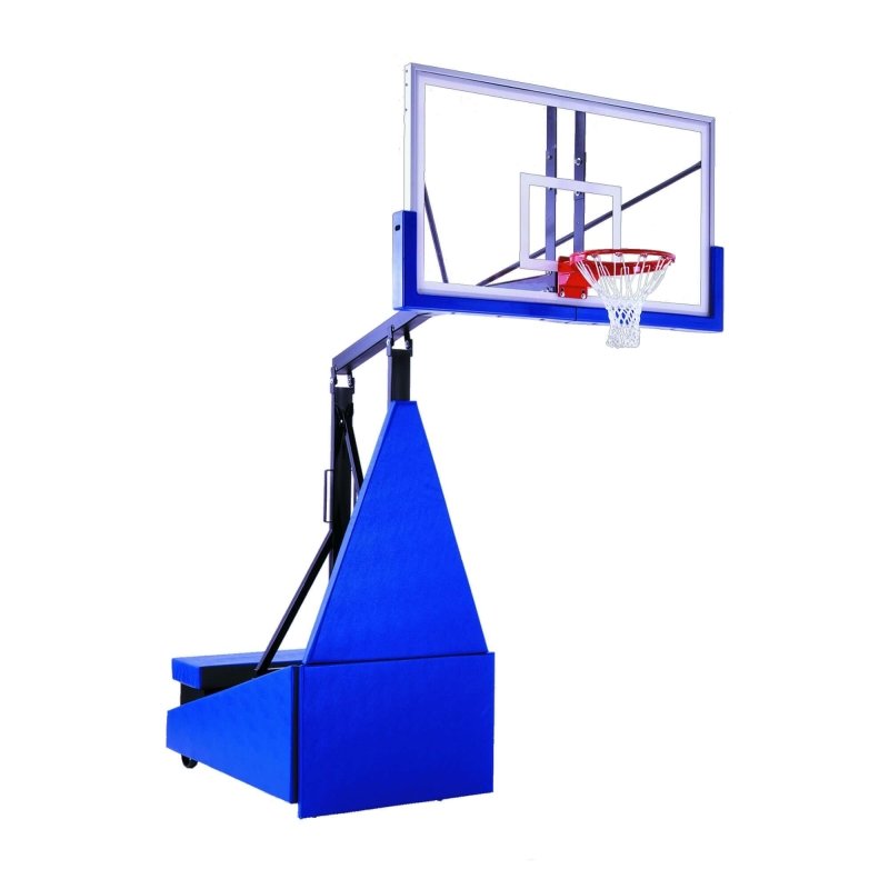 First Team Storm Portable Basketball Hoop - clear backboard