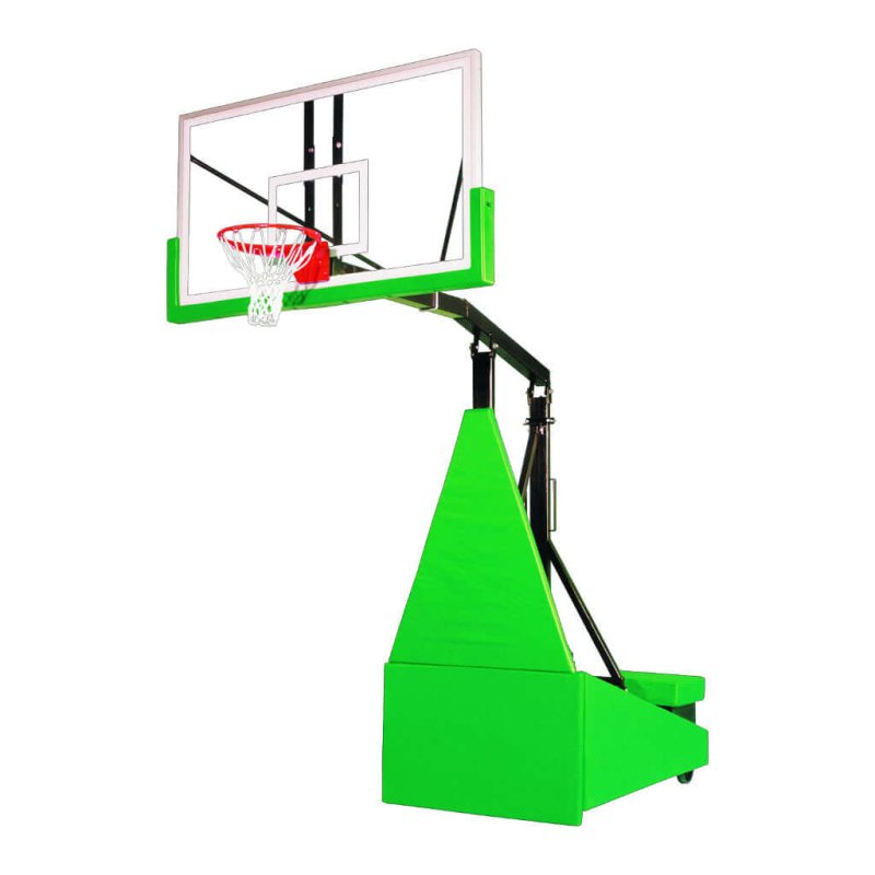 First Team Storm Portable Basketball Hoop - green base