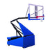 First Team Storm Portable Basketball Hoop - blue backboard