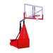 First Team Storm Portable Basketball Hoop - red base 3D image