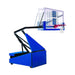 First Team Storm Portable Basketball Hoop - backboard adjusted