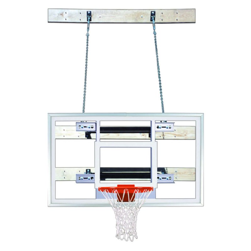 First Team SuperMount23 Wall Mount Basketball Hoop - mounted