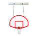 First Team SuperMount23 Wall Mount Basketball Hoop - semicircle backboard with borders