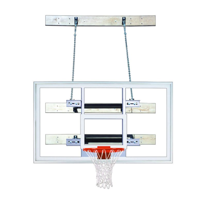 First Team SuperMount23 Wall Mount Basketball Hoop - rectangular backboard