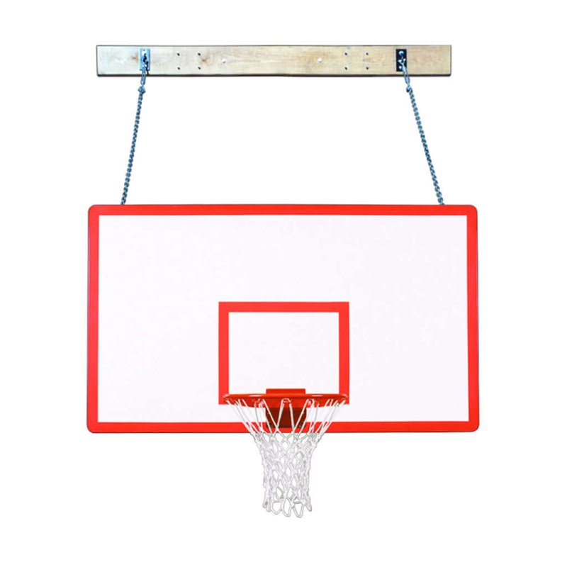 First Team SuperMount46 Wall Mount Basketball Hoop - rectangular backboard