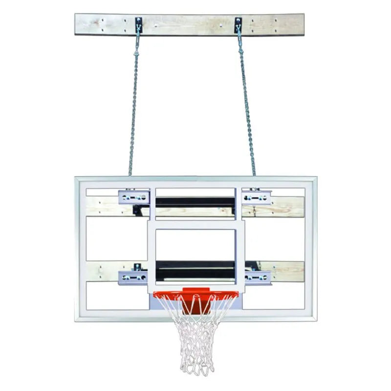 First Team SuperMount46 Wall Mount Basketball Hoop - mounted on wall