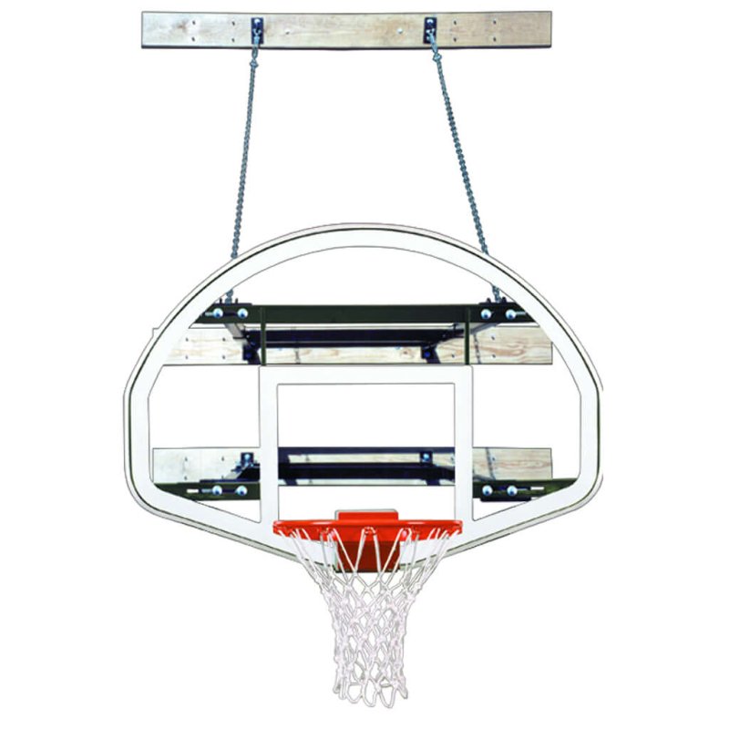 First Team SuperMount68 Wall Mount Basketball Hoop - semicircle backboard