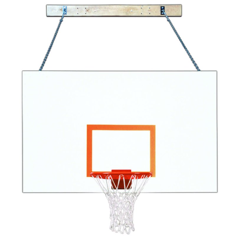 First Team SuperMount68 Wall Mount Basketball Hoop - white backboard