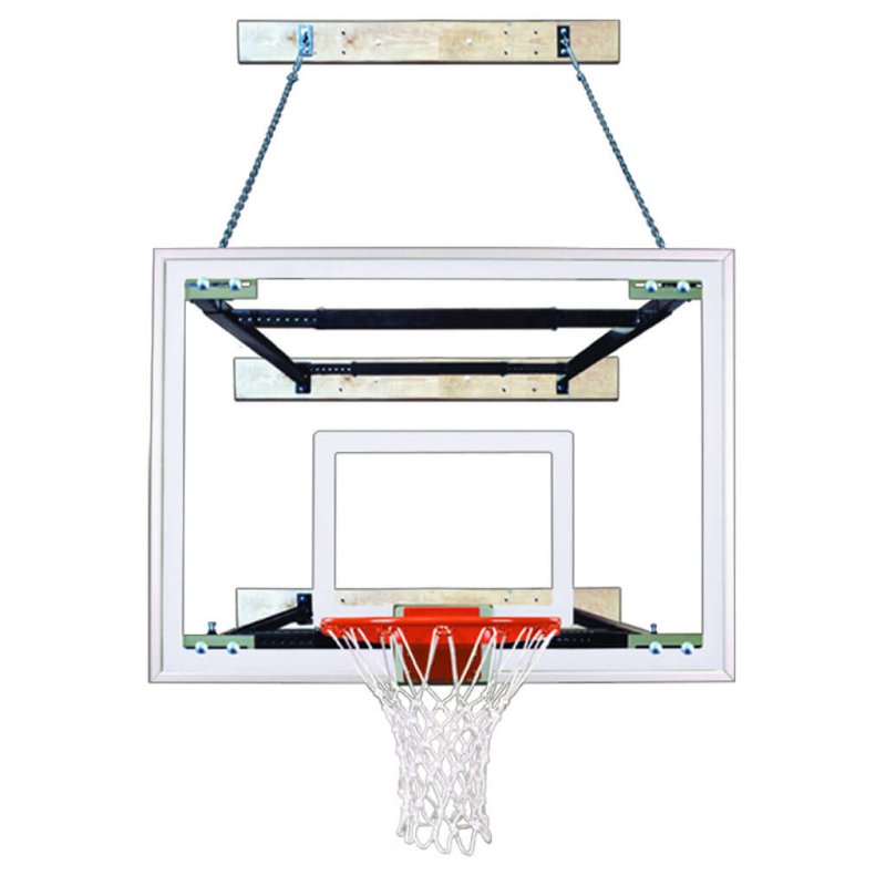 First Team SuperMount68 Wall Mount Basketball Hoop - square backboard