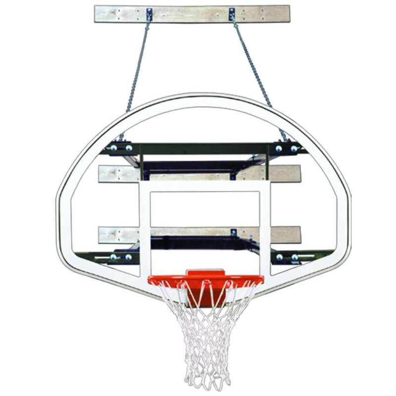 First Team SuperMount82 Wall Mount Basketball Hoop - semicircle backboard