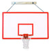 First Team SuperMount82 Wall Mount Basketball Hoop - red and white rectangle-shaped backboard