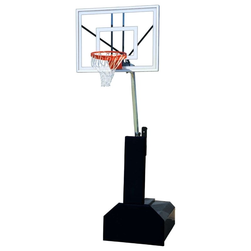 First Team Thunder Portable Basketball Hoop - black base