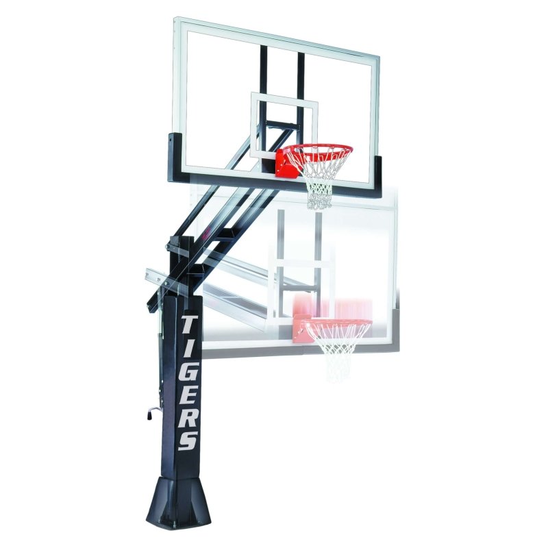 First Team Titan In-Ground Adjustable Basketball Hoop - adjusted