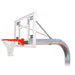 First Team Tyrant In-Ground Fixed Height Basketball Hoop - clear backboard