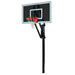 First Team Vector In-Ground Adjustable Basketball Hoop - black backboard