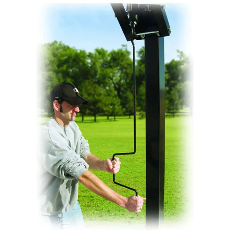 First Team Vector In-Ground Adjustable Basketball Hoop - outdoors