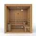 Golden Designs Copenhagen Edition 3 Person Traditional Steam Sauna - Canadian Red Cedar - Front 3D view from outside