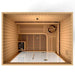 Golden Designs Copenhagen Edition 3 Person Traditional Steam Sauna - Canadian Red Cedar - Top view