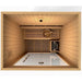 Golden Designs Sundsvall 2 Person Traditional Steam Sauna - Canadian Red Cedar - Top view 