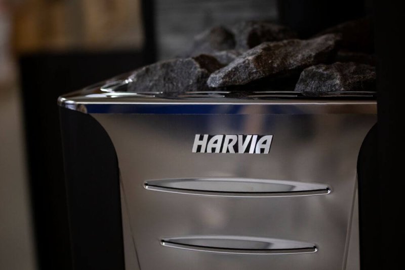 Harvia PRO 20 Series 24kW Wood Stove Sauna Heater - metal box filled with  rocks