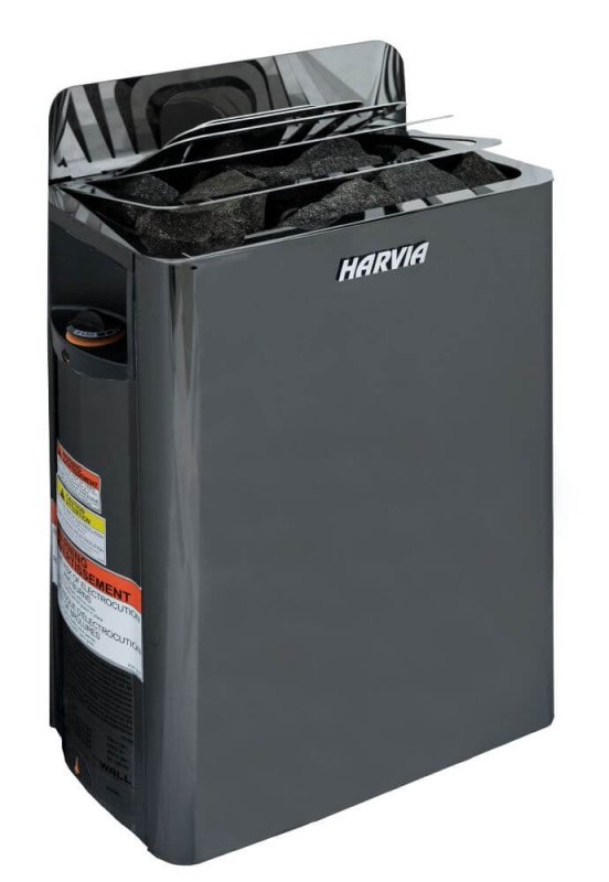 Harvia The Wall Series Stainless Steel Sauna Heater