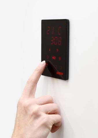 Harvia Xenio Combi U3 Digital Control for Harvia Sauna Heaters - mounted to the wall