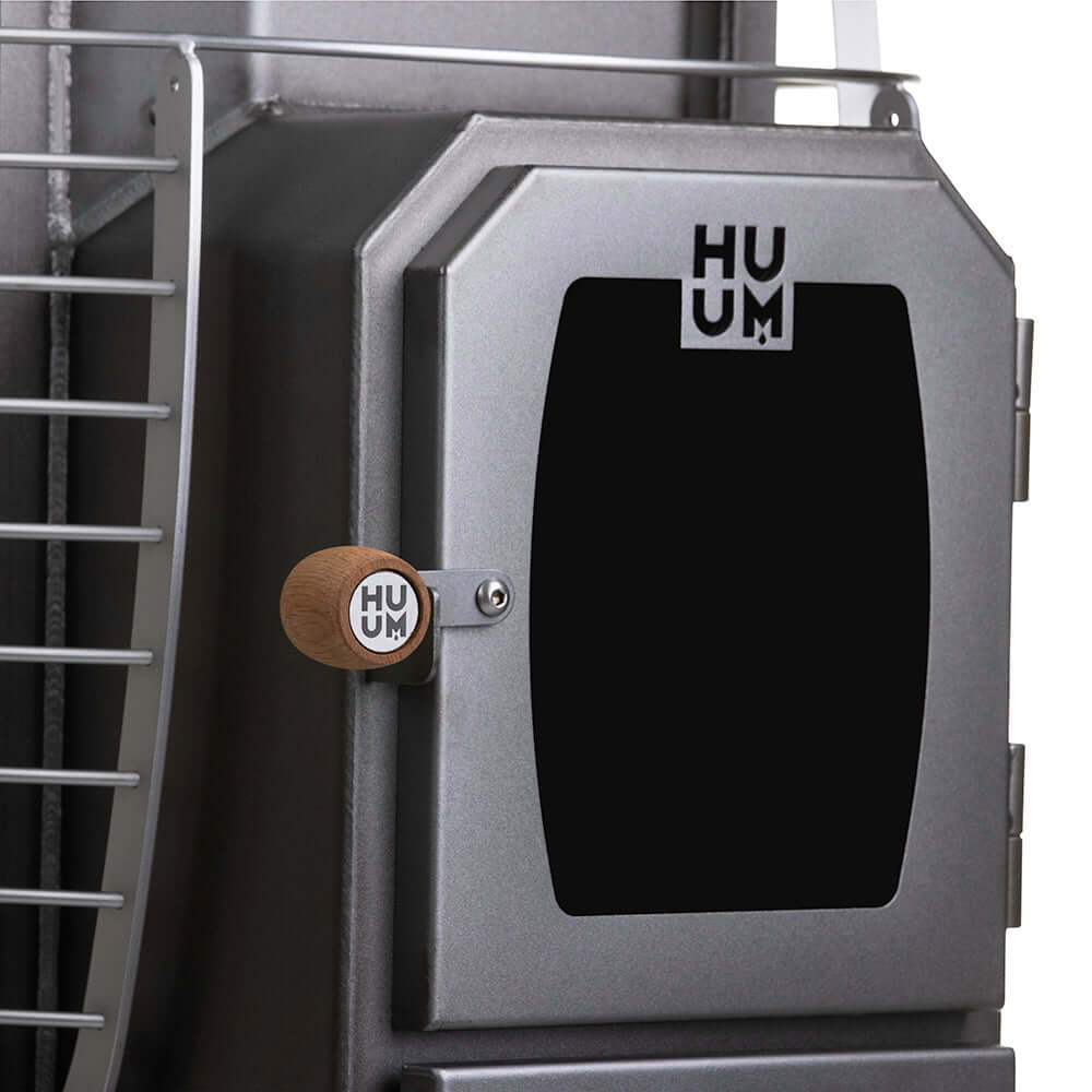 HUUM HIVE Wood Series 13kW Sauna Heater Package - Heater turned off