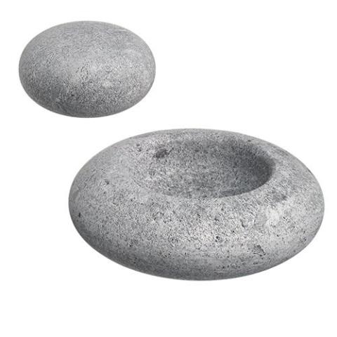 Hukka Kamu Sauna Massage Stones - 2 Massage stones in white background